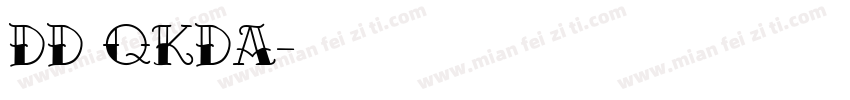 DD QKDA字体转换